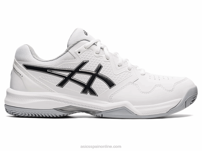 gel-dedicate 7 arcilla Asics 4L681583 blanco negro