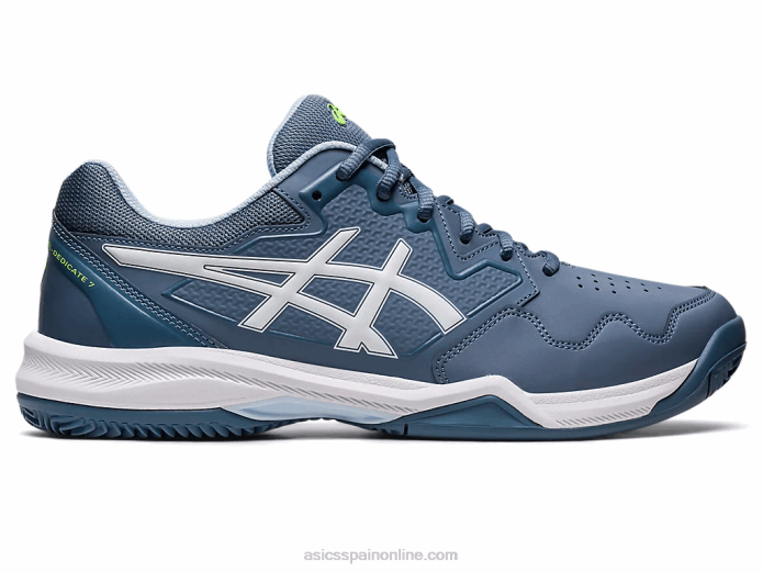 gel-dedicate 7 arcilla Asics 4L68483 acero azul/blanco