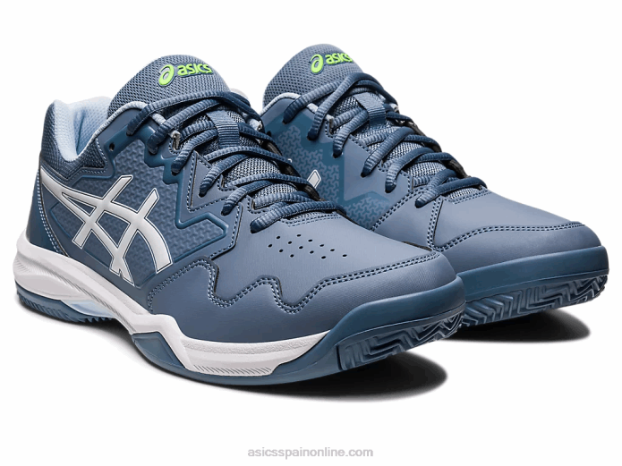 gel-dedicate 7 arcilla Asics 4L68483 acero azul/blanco