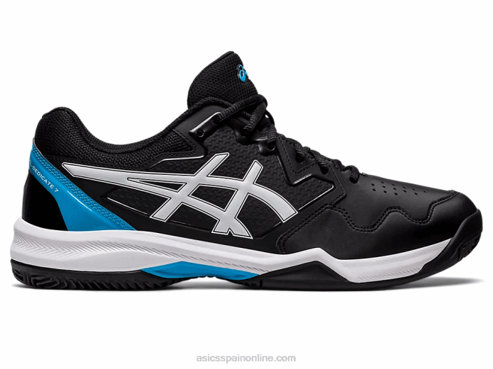 gel-dedicate 7 arcilla Asics 4L68494 negro/azul isla