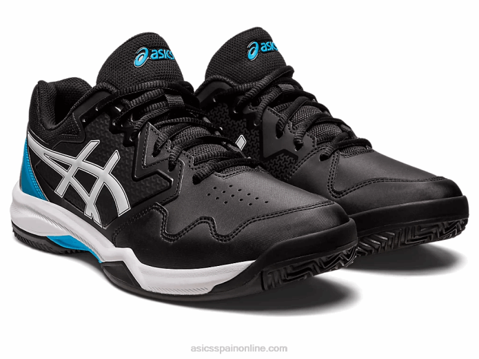 gel-dedicate 7 arcilla Asics 4L68494 negro/azul isla