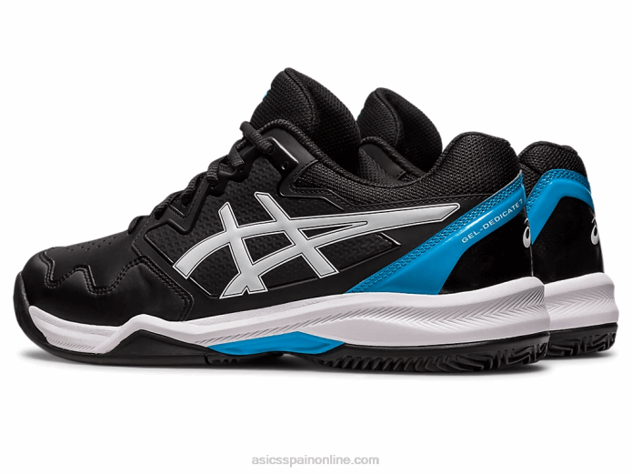 gel-dedicate 7 arcilla Asics 4L68494 negro/azul isla