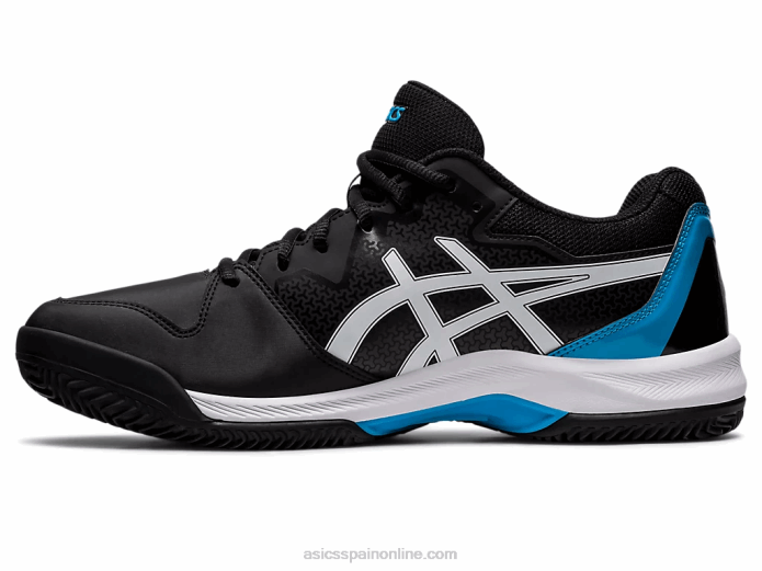 gel-dedicate 7 arcilla Asics 4L68494 negro/azul isla