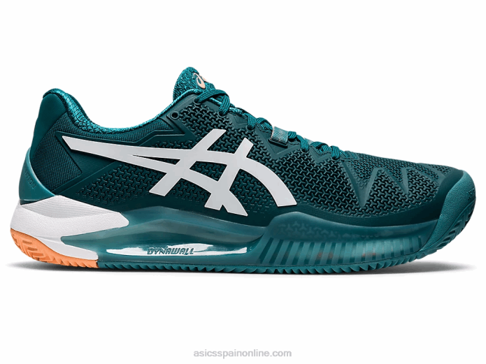 gel-resolución 8 arcilla Asics 4L681224 pino terciopelo/blanco