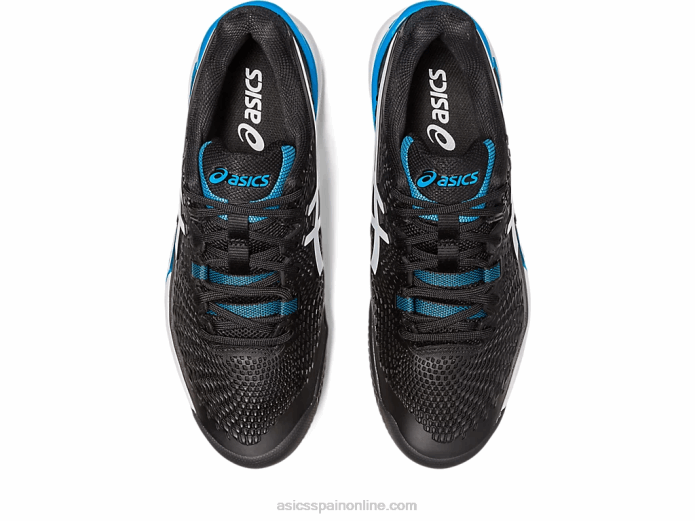 gel-resolución 9 arcilla Asics 4L68405 blanco negro