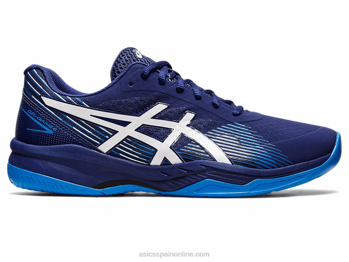 juego de gel 8 Asics 4L681149 buceo azul/blanco