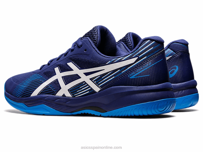 juego de gel 8 Asics 4L681149 buceo azul/blanco