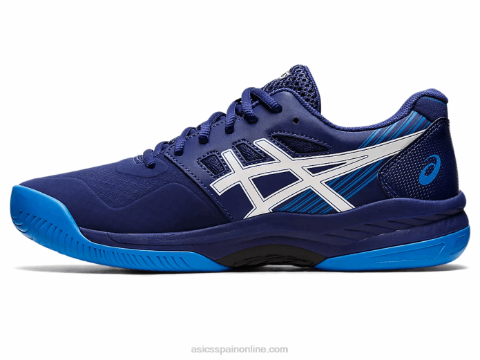 juego de gel 8 Asics 4L681149 buceo azul/blanco