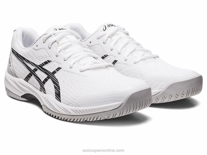 juego de gel 9 Asics 4L68440 blanco negro