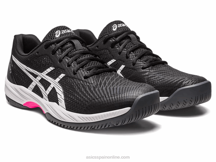 juego de gel 9 Asics 4L68452 negro/rosa intenso