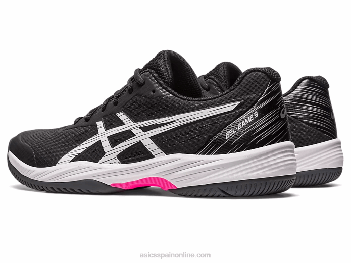 juego de gel 9 Asics 4L68452 negro/rosa intenso