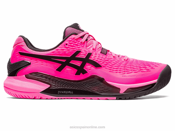 resolución de gel 9 Asics 4L6845 rosa intenso/negro