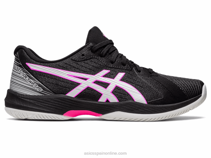 solución rápida ff Asics 4L68513 negro/rosa intenso