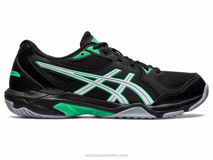 gel-cohete 10 Asics 4L681150 negro/hoja nueva