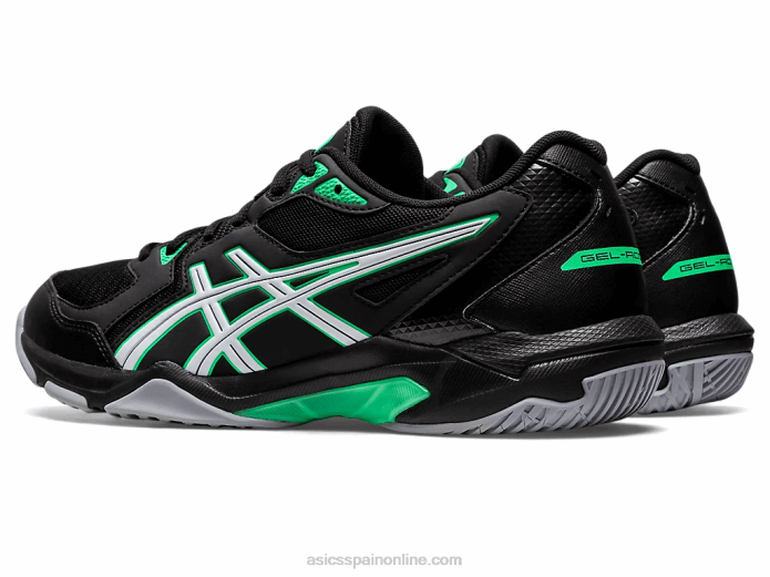 gel-cohete 10 Asics 4L681150 negro/hoja nueva