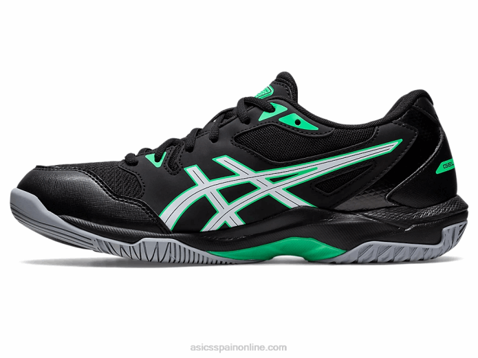 gel-cohete 10 Asics 4L681150 negro/hoja nueva