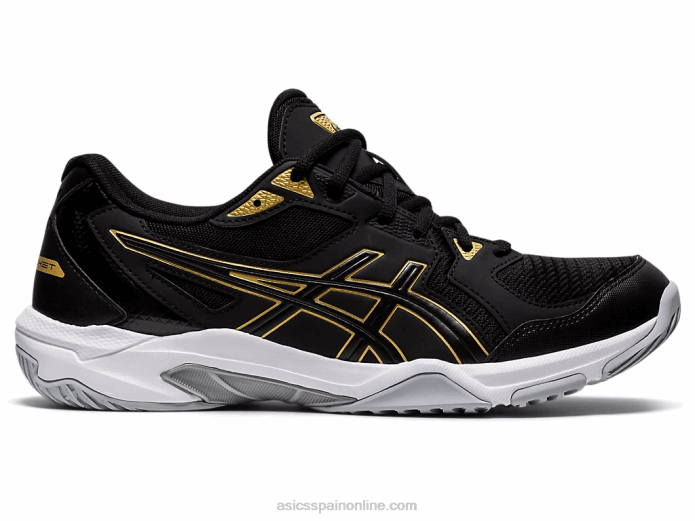 gel-cohete 10 Asics 4L681888 negro/oro puro