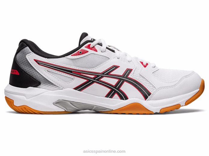 gel-cohete 10 Asics 4L6831 blanco/rojo clásico