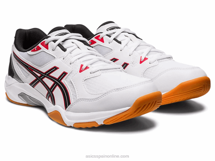 gel-cohete 10 Asics 4L6831 blanco/rojo clásico