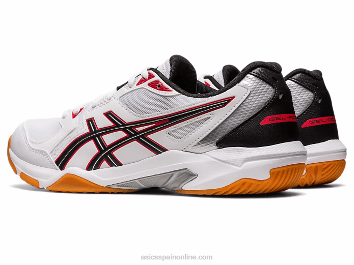 gel-cohete 10 Asics 4L6831 blanco/rojo clásico