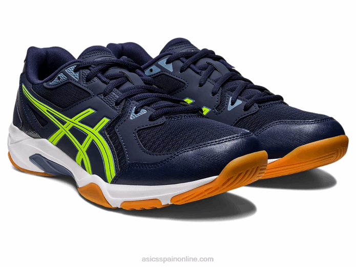 gel-cohete 10 Asics 4L68407 medianoche/verde peligro