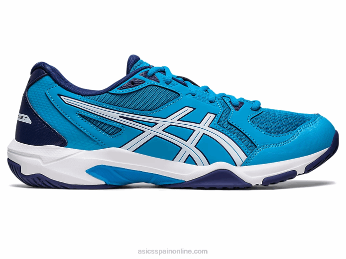 gel-cohete 10 Asics 4L68461 isla azul/blanco