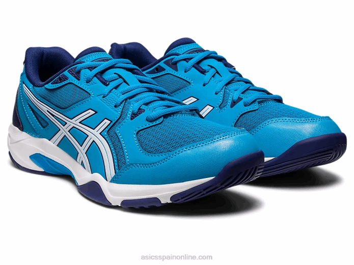 gel-cohete 10 Asics 4L68461 isla azul/blanco