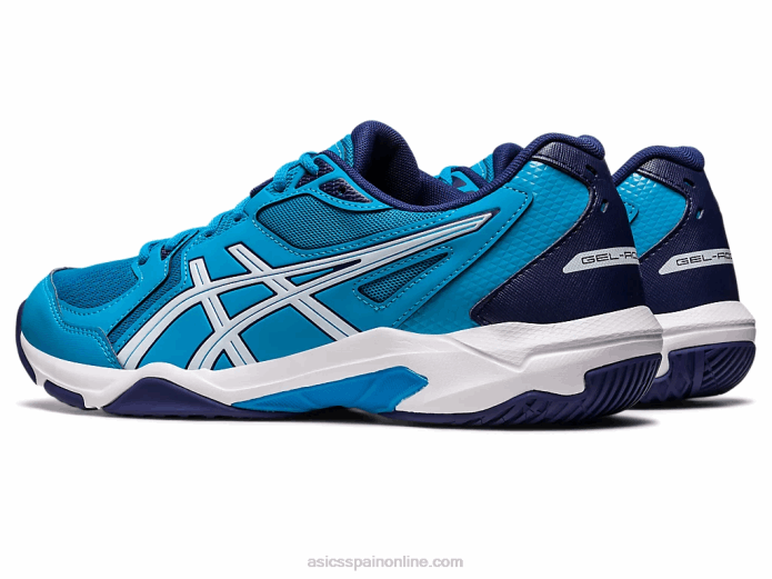 gel-cohete 10 Asics 4L68461 isla azul/blanco