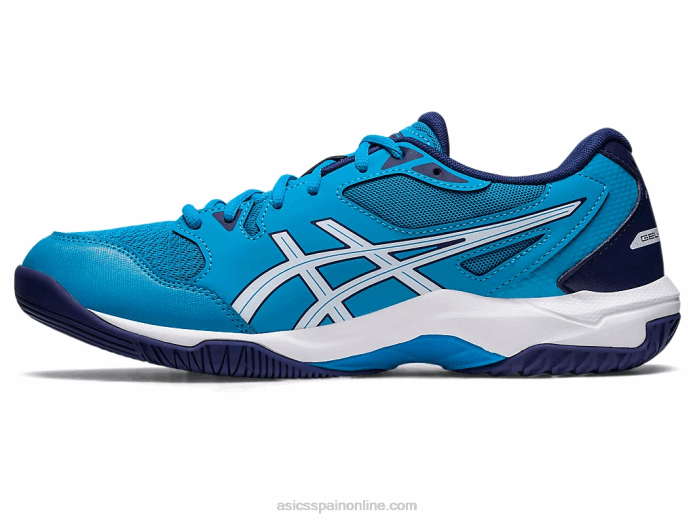 gel-cohete 10 Asics 4L68461 isla azul/blanco