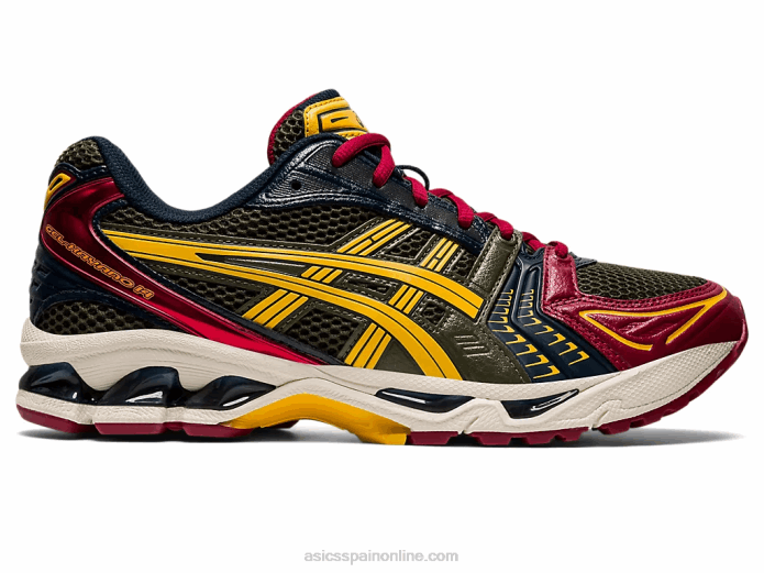 gel-kayano 14 Asics 4L68988 lienzo verde oliva/miel