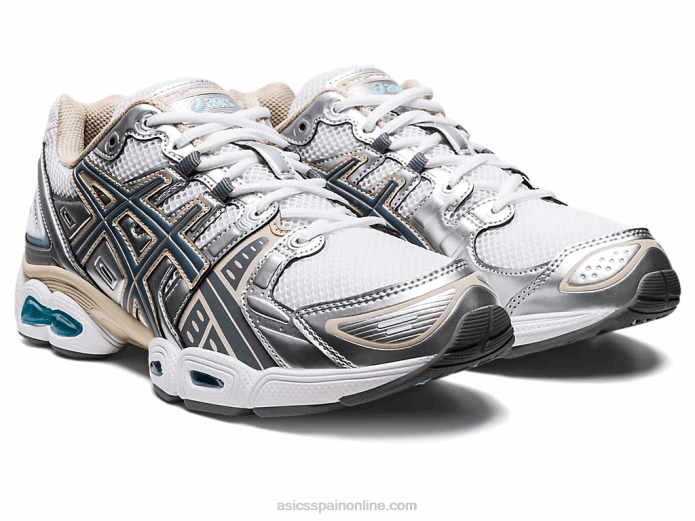 gel-nimbus 9 Asics 4L681000 blanco/gris acero