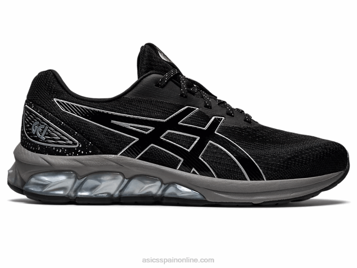 gel-quantum 180 vii Asics 4L68941 negro/gris arcilla