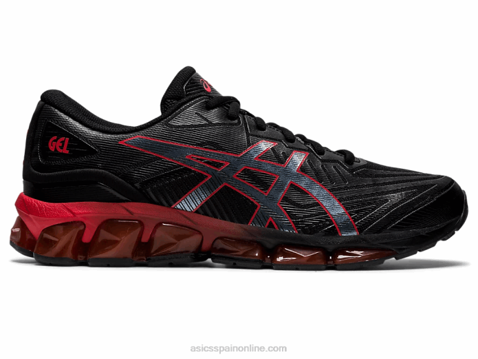 gel-quantum 360 vii Asics 4L68729 alerta negra/roja