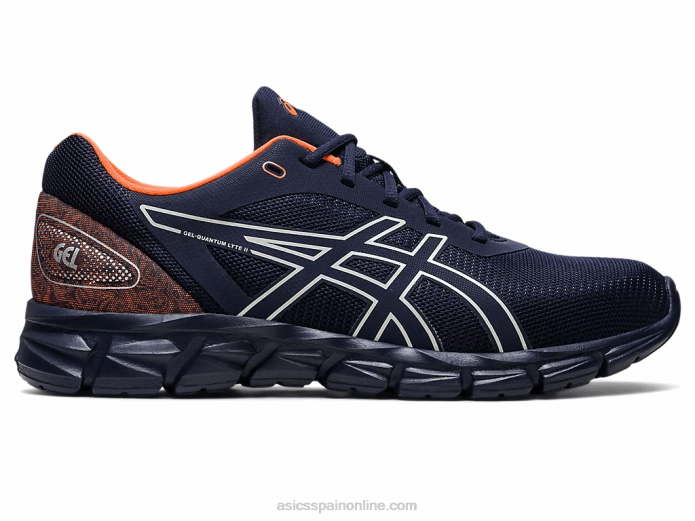 gel-quantum lyte ii Asics 4L68268 medianoche/naranja impactante