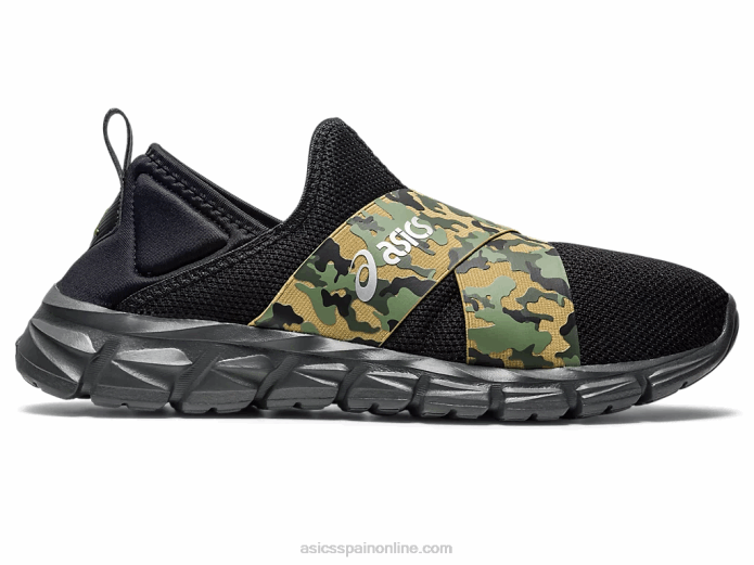 slip-on lyte cuántico Asics 4L681232 negro/camuflaje