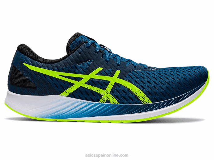 hipervelocidad Asics 4L681455 azul mako/verde peligro