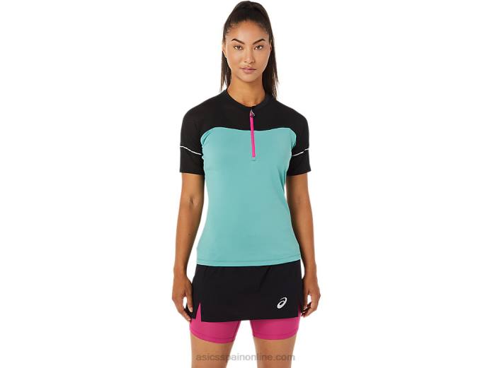 top fujitrail mujer Asics 4L683401 salvia/negro rendimiento