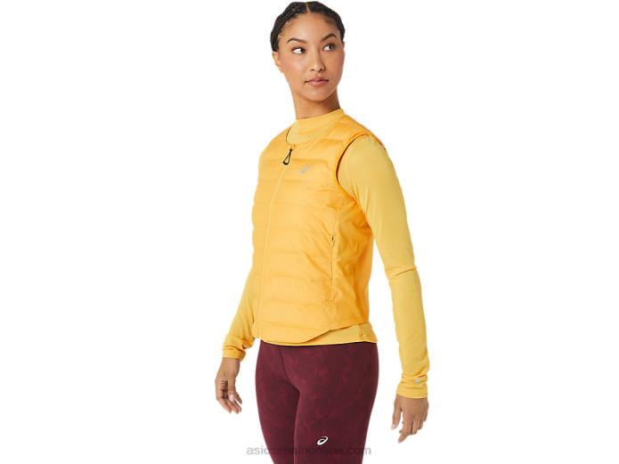 chaleco acolchado runkoyo mujer Asics 4L682789 tigre amarillo