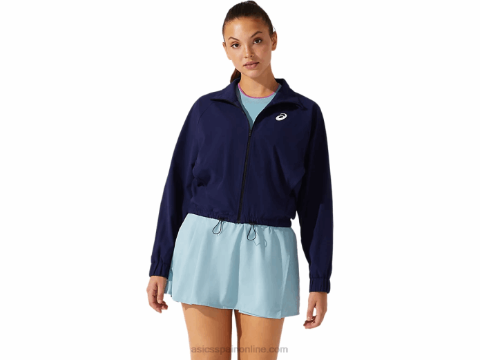 chamarra tejida a juego para mujer Asics 4L684051 chaquetón