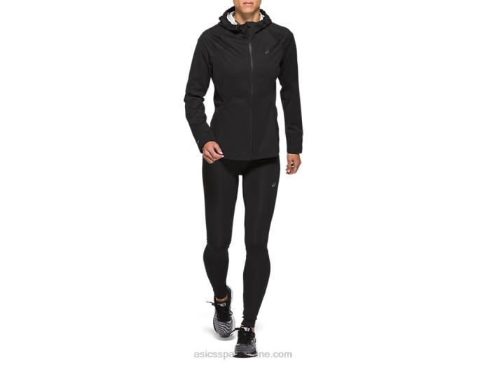 chaqueta acelera mujer Asics 4L684193 rendimiento negro