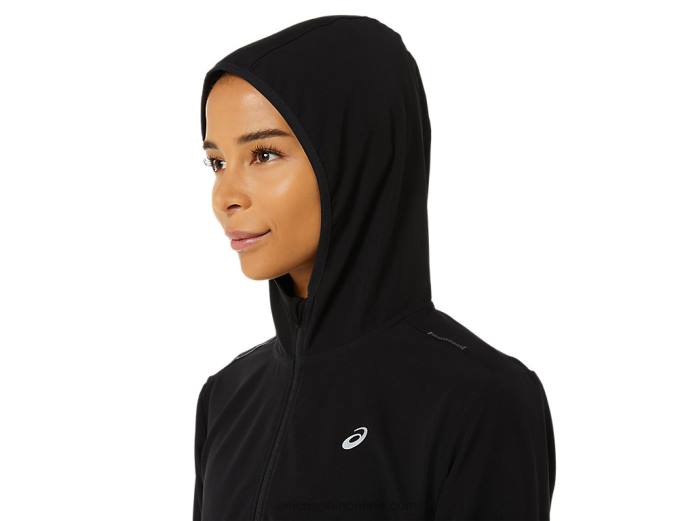 chaqueta confeccionada para mujer Asics 4L683492 rendimiento negro