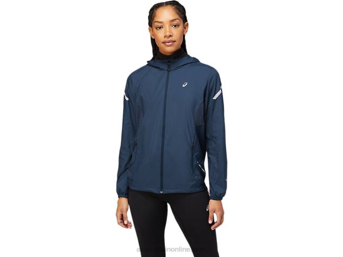 chaqueta de mujer lite-show Asics 4L683678 azul francés