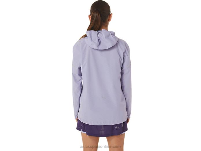 chaqueta impermeable mujer fujitrail Asics 4L683077 vapor