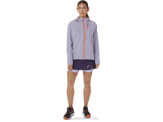 chaqueta impermeable mujer fujitrail Asics 4L683077 vapor