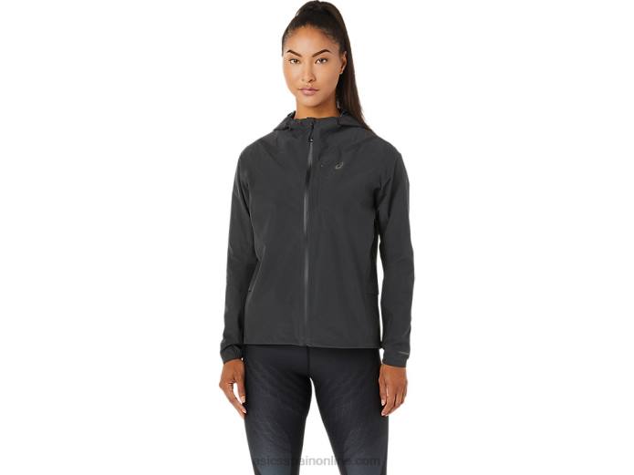 chaqueta mujer acelera impermeable 2.0 Asics 4L683271 gris grafito