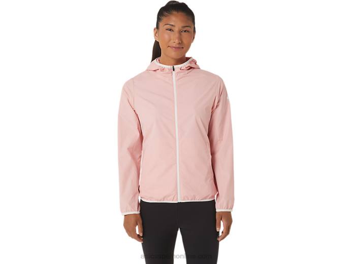 chaqueta plegable de mujer Asics 4L683021 rosa helada/cielo suave