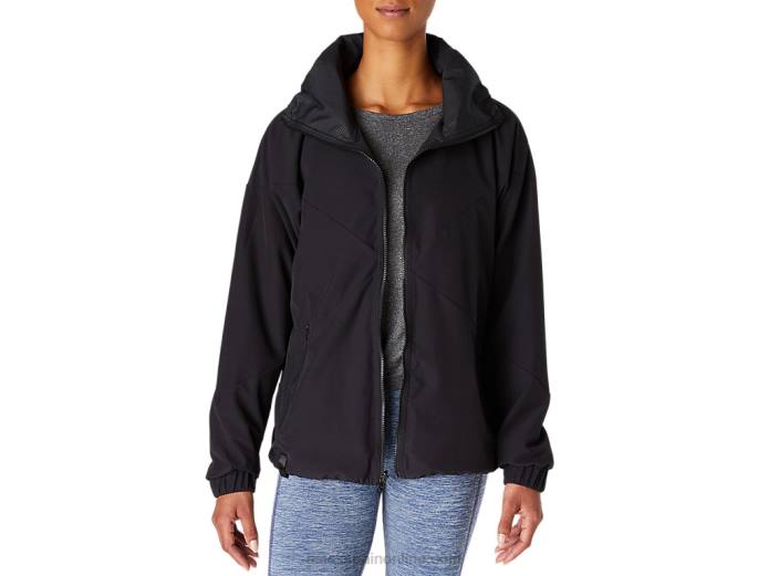 chaqueta reversible mujer Asics 4L683672 rendimiento negro