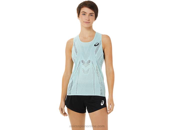 camiseta actibreeze mujer Asics 4L683348 azul claro