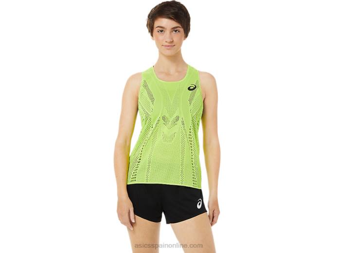 camiseta actibreeze mujer Asics 4L683350 peligro verde