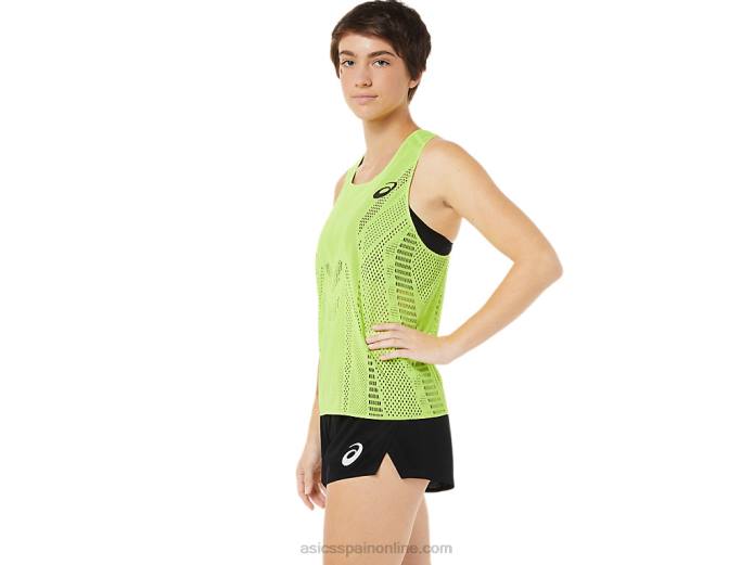 camiseta actibreeze mujer Asics 4L683350 peligro verde